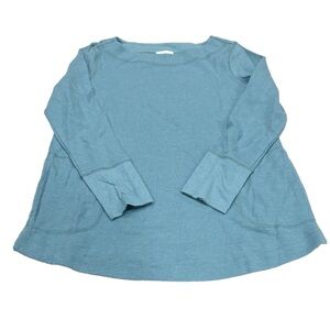 J.Jill | Waffle Knit Boat Neck Long Sleeve Shirt